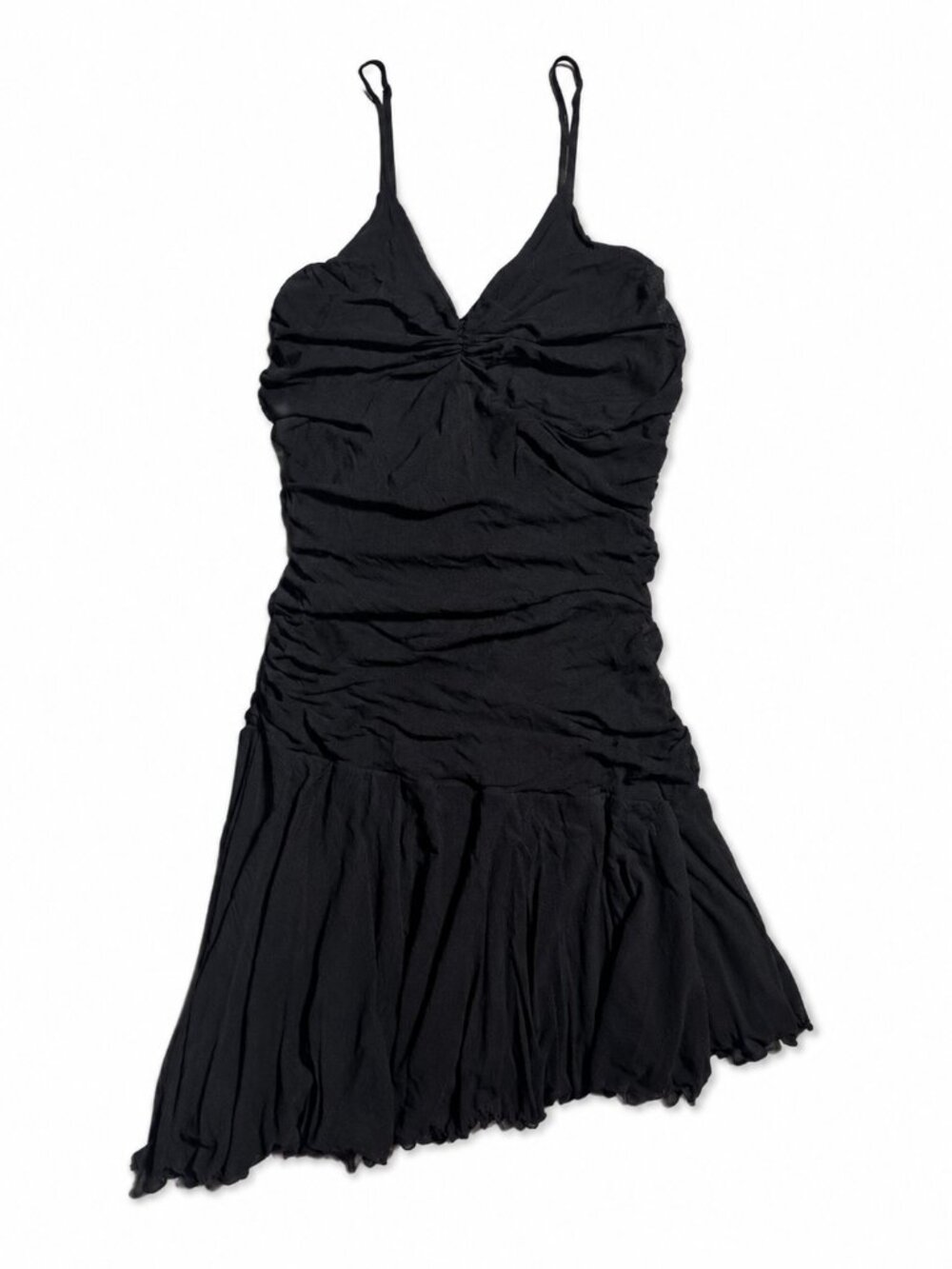 Thalia Sodi Women's Black Ruched Cami Mini Dress Size S